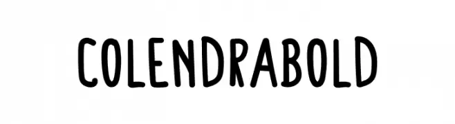 Colendra Bold  font caratteri gratis
