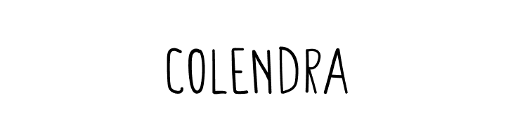 Colendra  Frei Schriftart Herunterladen
