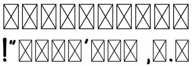 ColendraBold Caratteri ALTRI CARATTERI