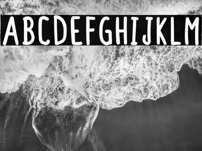 ColendraBold Caratteri examples