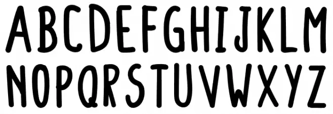 ColendraBold Caratteri MINUSCOLO