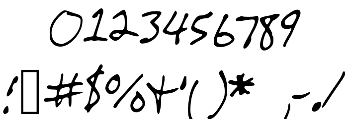 ColesFont Font OTHER CHARS