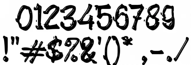 Coleslaw Font OTHER CHARS