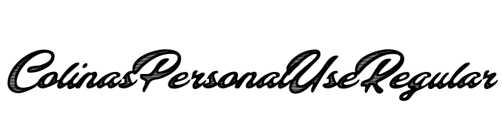 Colinas Personal Use Regular  Free Fonts Download