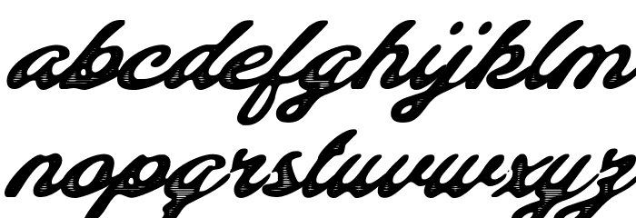 Colinas Personal Use Regular Font LOWERCASE