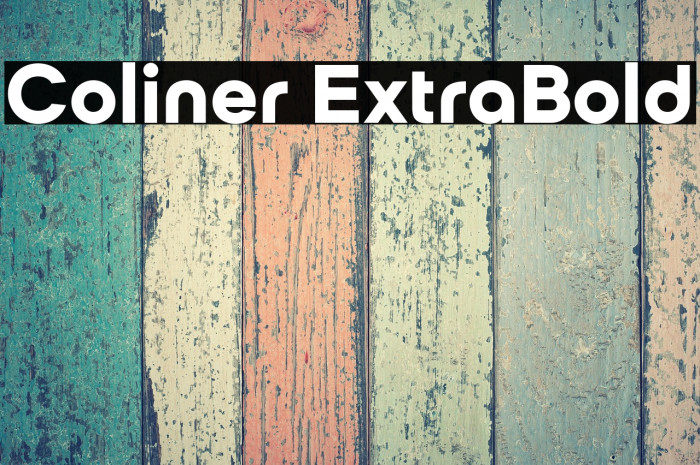 Coliner ExtraBold Example 1