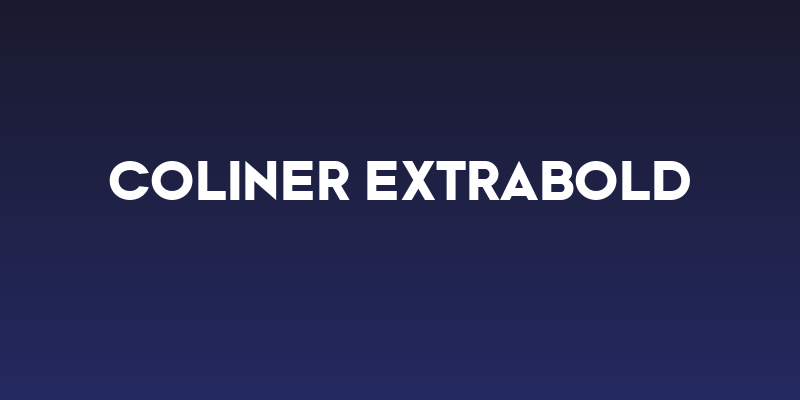 Coliner ExtraBold Social Header
