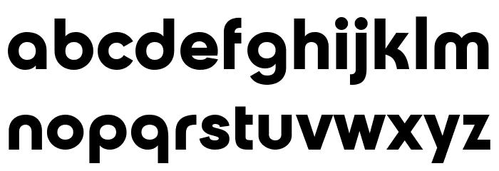Coliner ExtraBold フォント 小文字