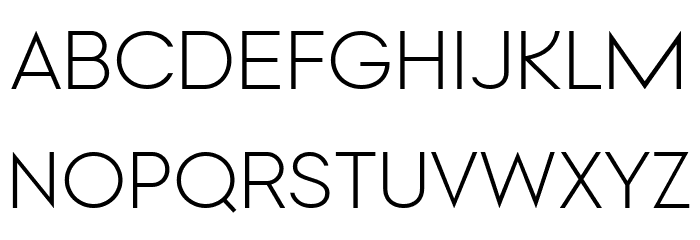 Coliner Light フォント 大文字