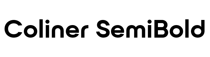 Coliner SemiBold  font caratteri gratis