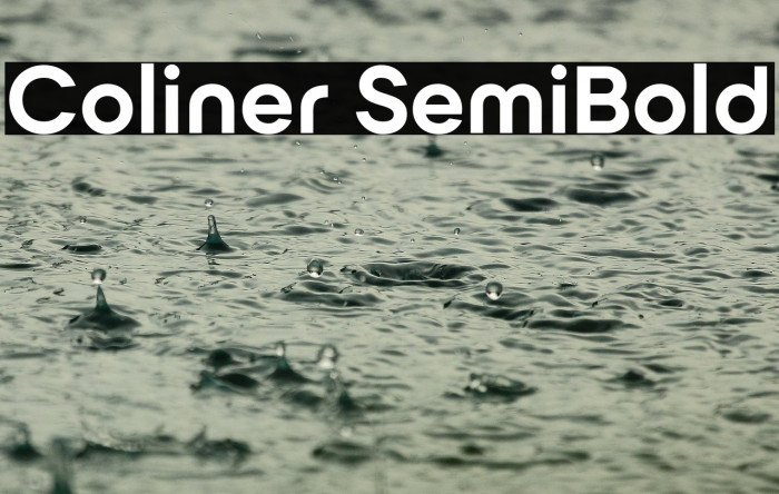 Coliner SemiBold Example 1