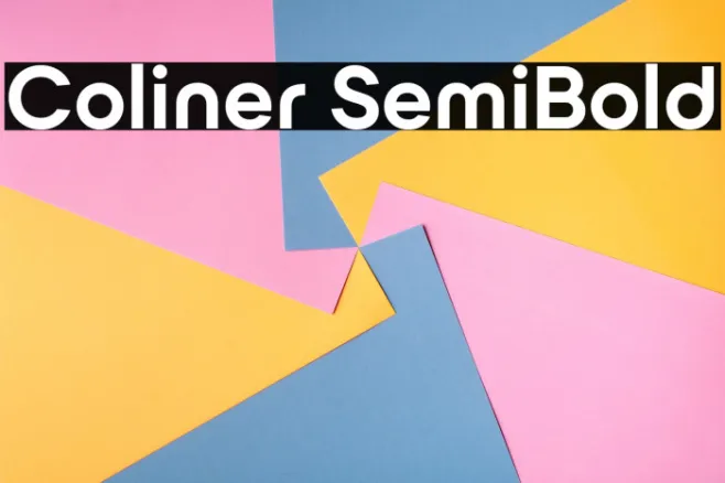 Coliner SemiBold Example 2