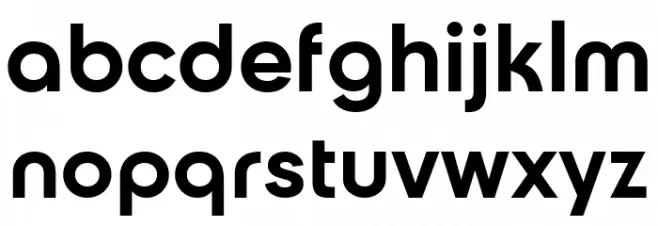 Coliner SemiBold Font Litere mici