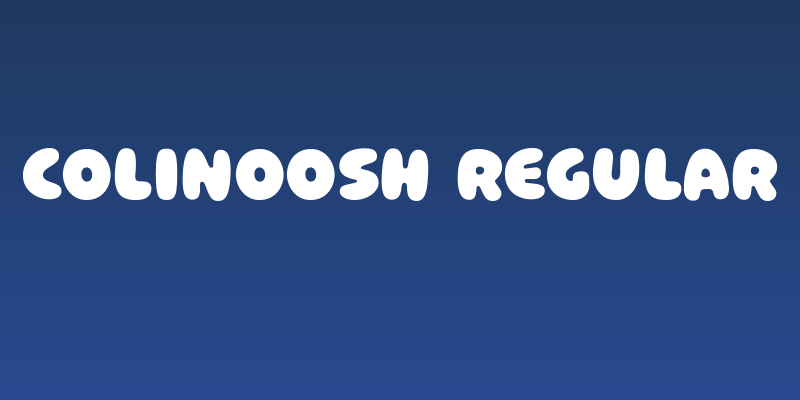 Colinoosh Regular Social Header