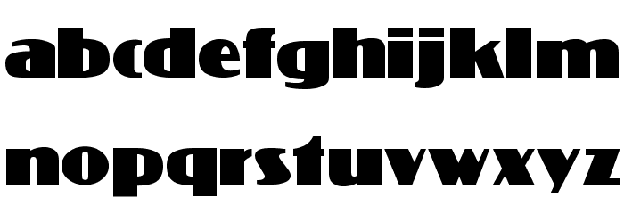 Coliseo-Normal Font LOWERCASE
