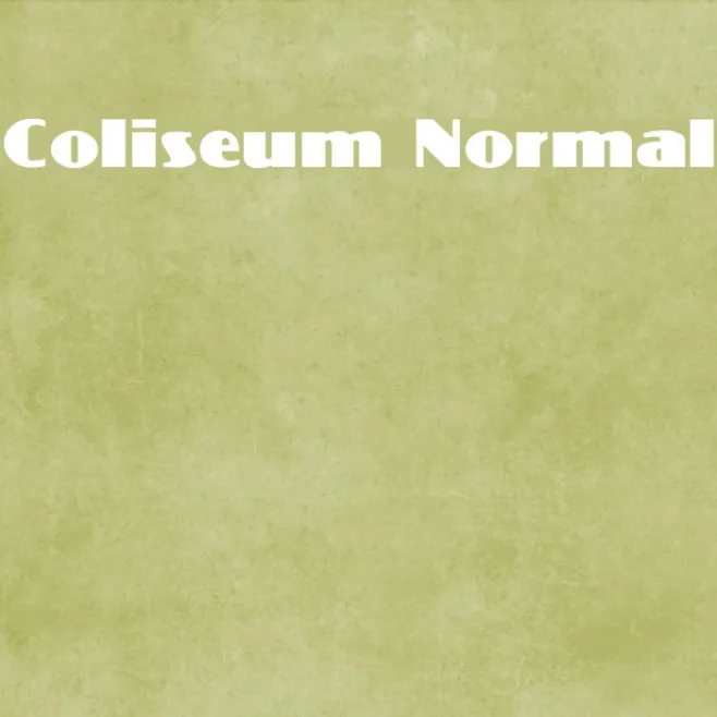 Coliseum Normal Example 2