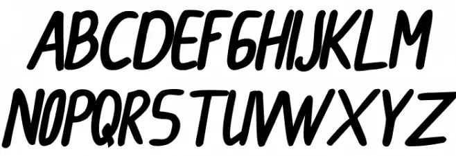 CollBesT Bold Italic Fonte MAIÚSCULAS