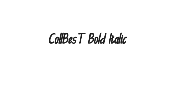 CollBesT Bold Italic Logo