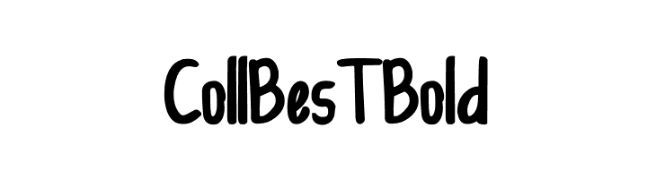 CollBesT Bold  Скачать бесплатные шрифты