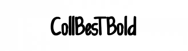 CollBesT Bold  フリーフォントのダウンロード