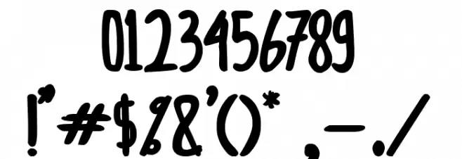 CollBesT Bold Font OTHER CHARS