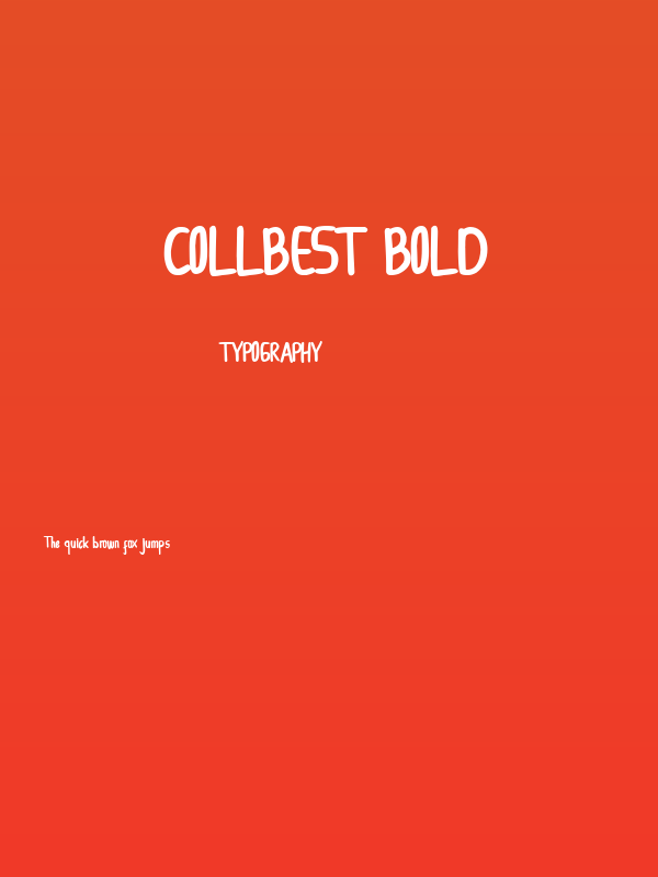 CollBesT Bold Poster