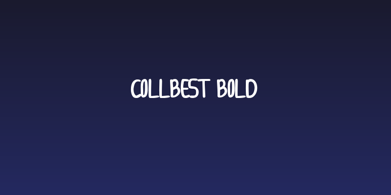 CollBesT Bold Social Header