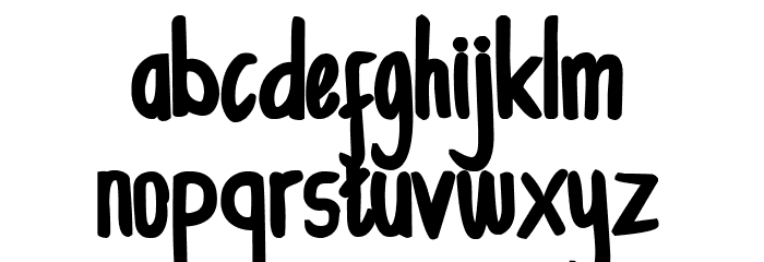 CollBesT Bold Font LOWERCASE