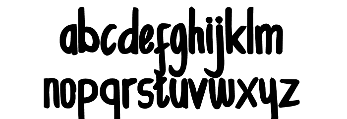 CollBesT Bold Font LOWERCASE