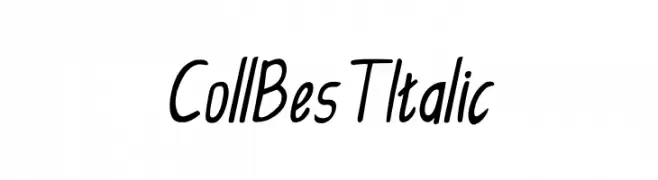CollBesT Italic  font caratteri gratis