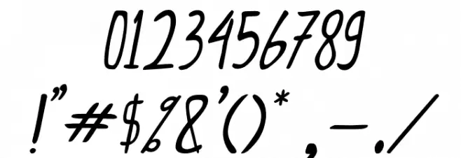 CollBesT Italic Font OTHER CHARS