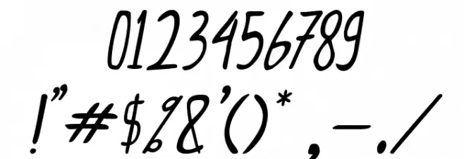 CollBesT Italic Font OTHER CHARS