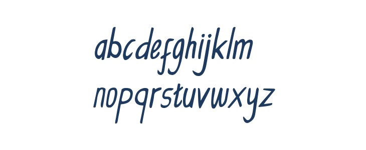 CollBesT Italic Lowercase