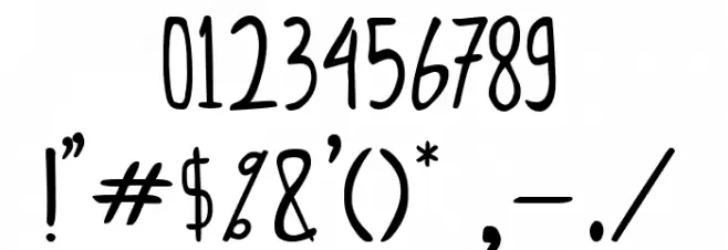 CollBesT Font OTHER CHARS