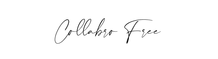 Collabro Free  font caratteri gratis