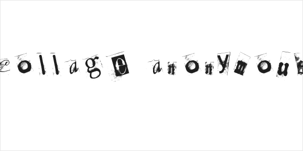 Collage anonymous Logo