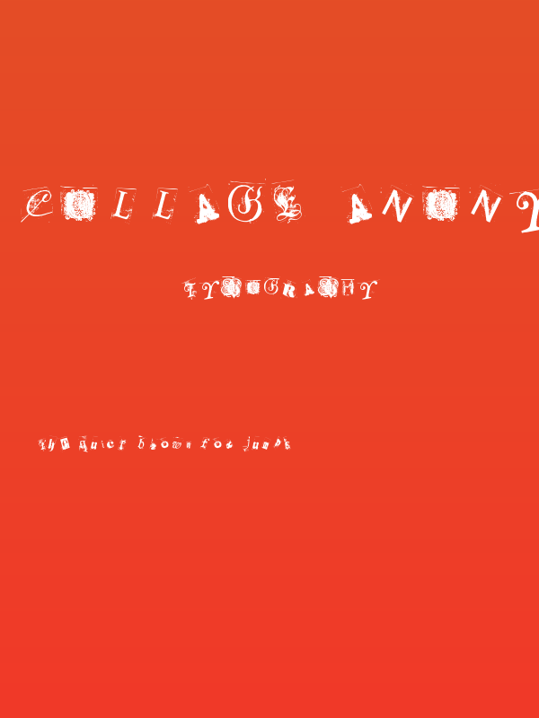 Collage anonymous Poster