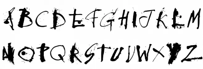 CollateralDamage 字体 大写
