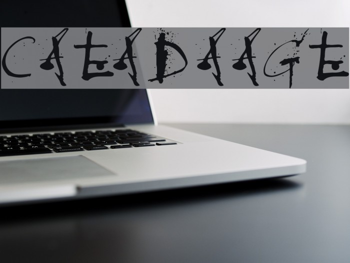 CollateralDamage Font examples