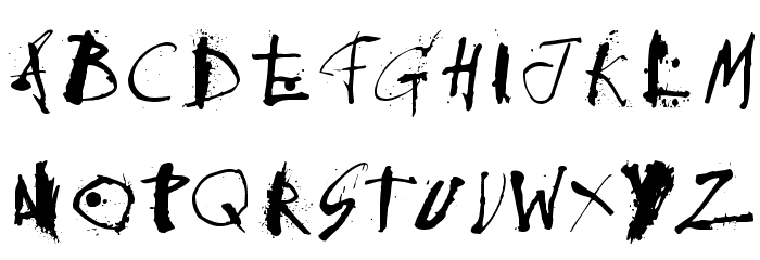 CollateralDamage Font LOWERCASE