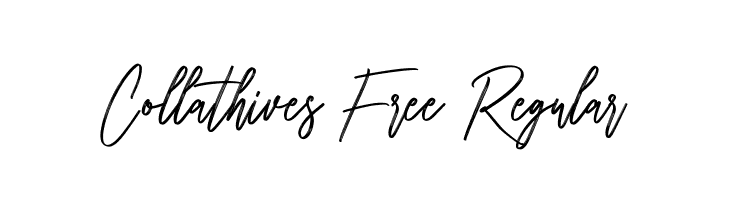 Collathives Free Regular  Descarca Fonturi Gratis