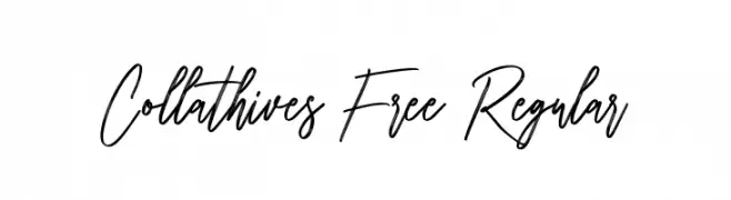 Collathives Free Regular  baixar fontes gratis