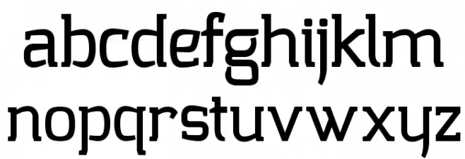 Collazio Personal Use Heavy フォント 小文字