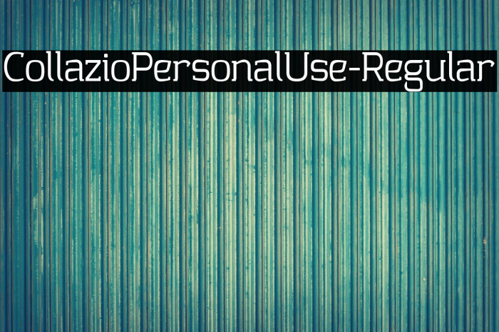 CollazioPersonalUse-Regular Example 1