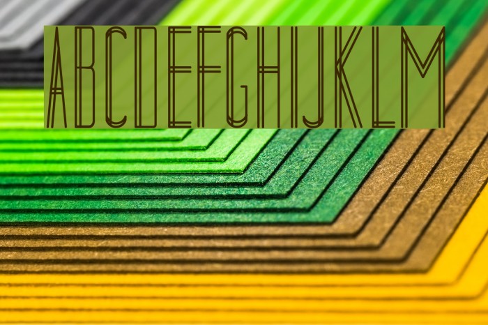 Collected DecorativeCondensed Bold Example 1