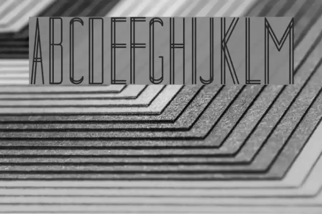 Collected DecorativeCondensed Bold Font examples