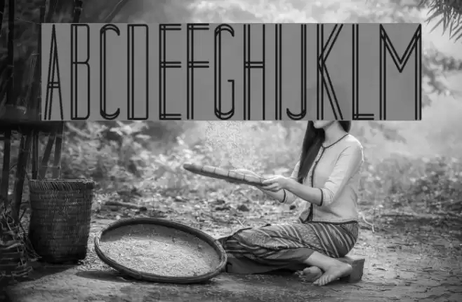 Collected DecorativeCondensed Bold Font examples