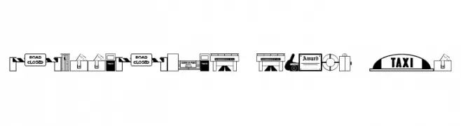 Collected Dings JL  Free Fonts Download