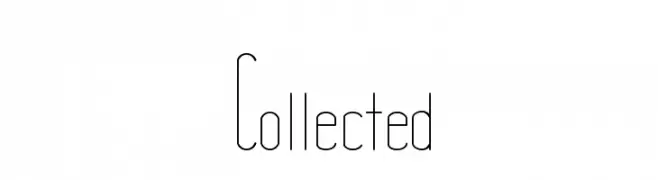 Collected  font caratteri gratis