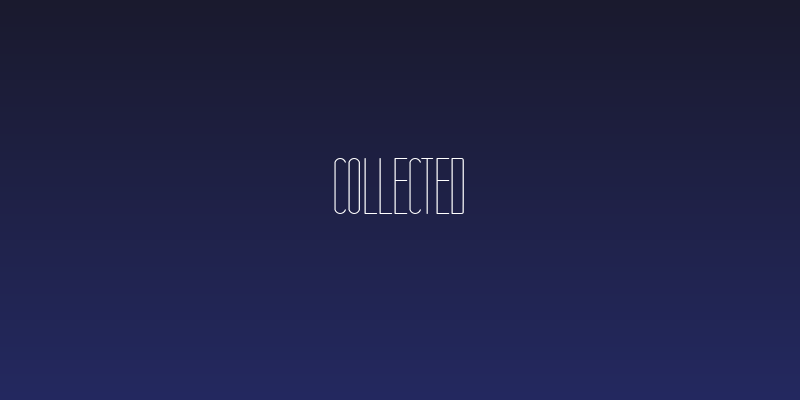 Collected Social Header